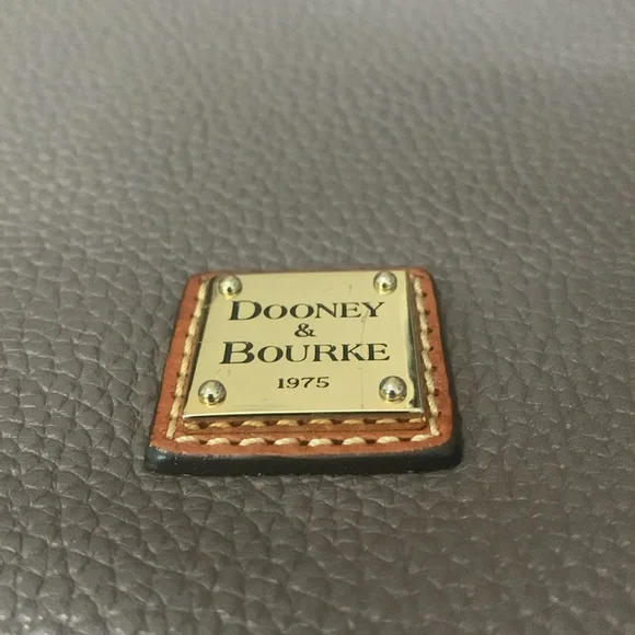 Dooney & Bourke Crossbody Grey/Brown Bag - Picture 7 of 16